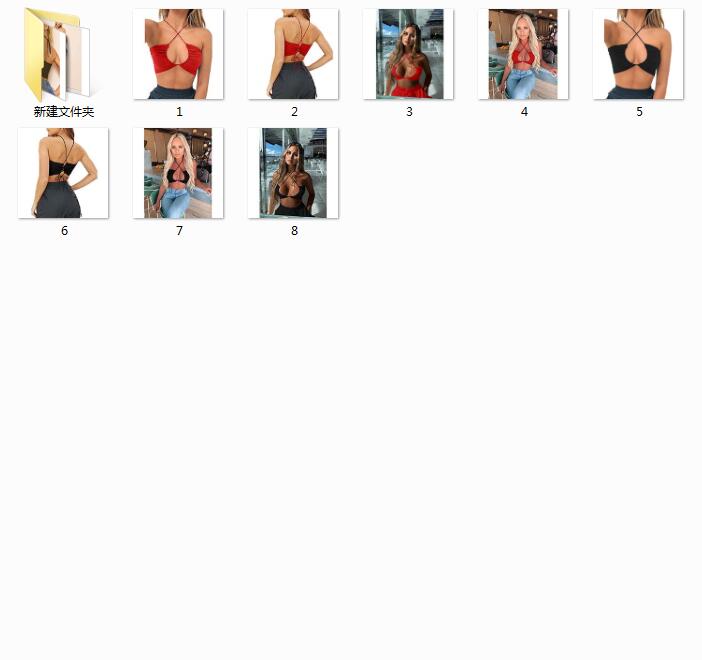 Women's Sexy Criss Cross Lace Up Sling Basic Bow Tie Crop Top