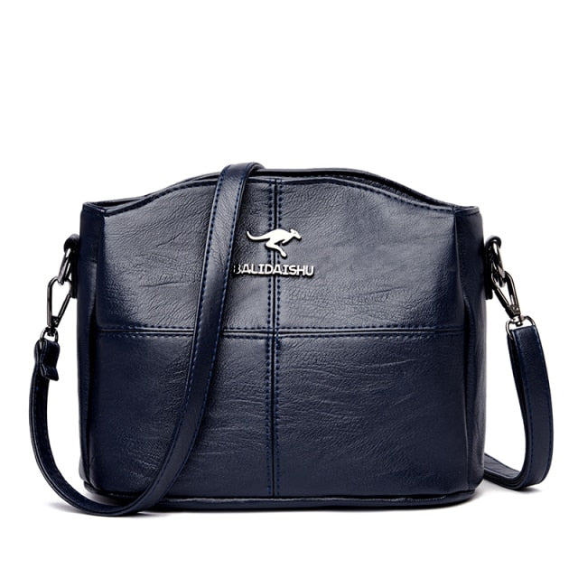 Summer Bag Women's Large-Capacity Shoulder Bag Top Handbag Ladies 2021 Casual Bag High-Quality Soft Leather Messenger Bag
