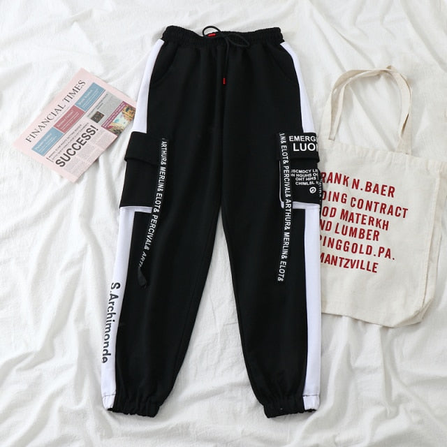 3 Pieces Set Summer Women Cargo Pants Suit Set Streetwear Outfit Harajuku Short Sleeve 2022 Trousers Crop Tops Tee Shirt #TZ05