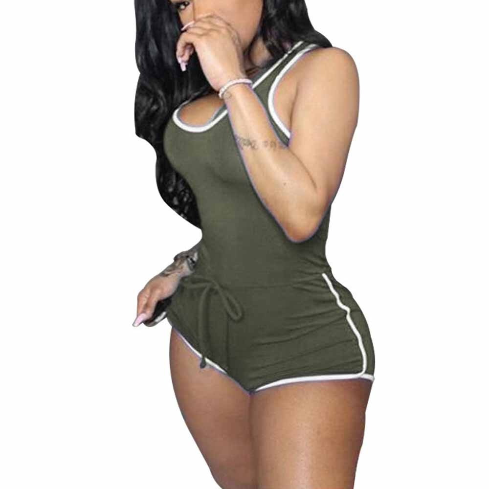 Plus Size 3XL 6color Jumpsuit Femme Rompers Womens Jumpsuits Body Adjustable Waist Playsuit Overalls Bodysuit Sexy Outfits Mujer