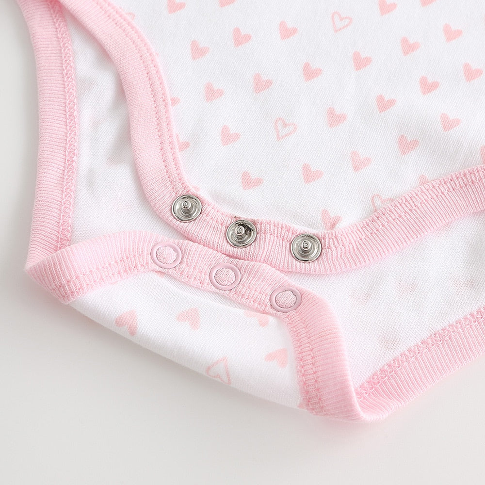 Baby Boy Clothes 5Pcs Set Cotton Short Sleeve Newborn Girl Bodysuit Jumpsuit Costume Ropa de bebe Baby Pajama Fashion body gifts