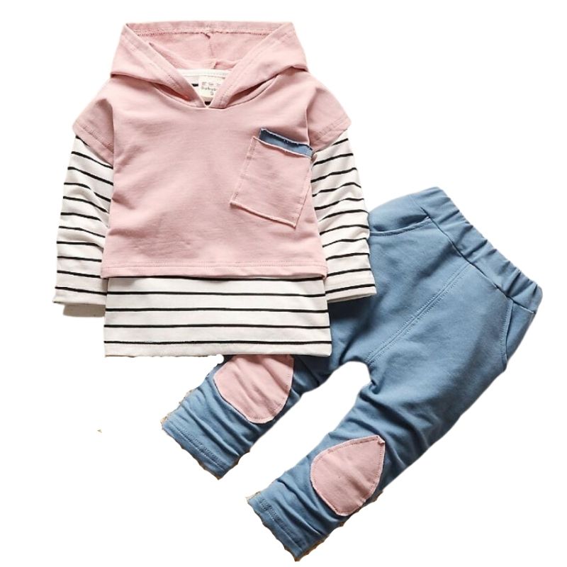 Baby Toddler Infant Clothing Suits Autumn Winter Boys Long Sleeve T-shirt + Coat + Pants 3pcs Sets For 1 2 3 4 Years Boy Clothes