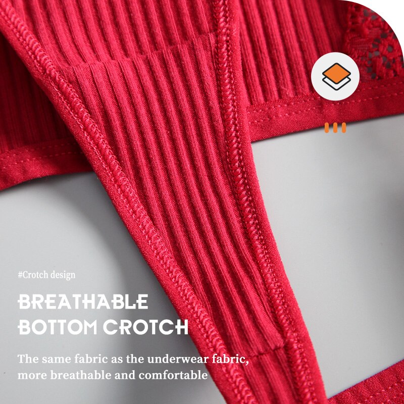 1Pieces/set Panties G-String Ladies Sexy Panties Ladies Ladies Thong Underwear Solid Color Comfortable Lace Edge Panties Lingeri