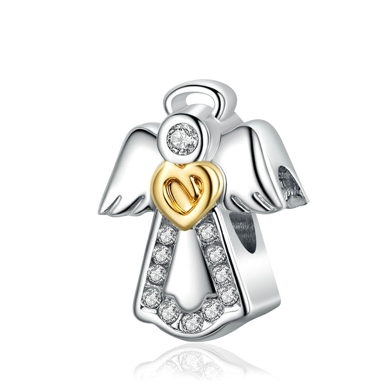 Bamoer Silver Color  Animal Charm Fit Bracelet or Necklace Accessories Bead Jewelry Making Fine Jewelry Gift