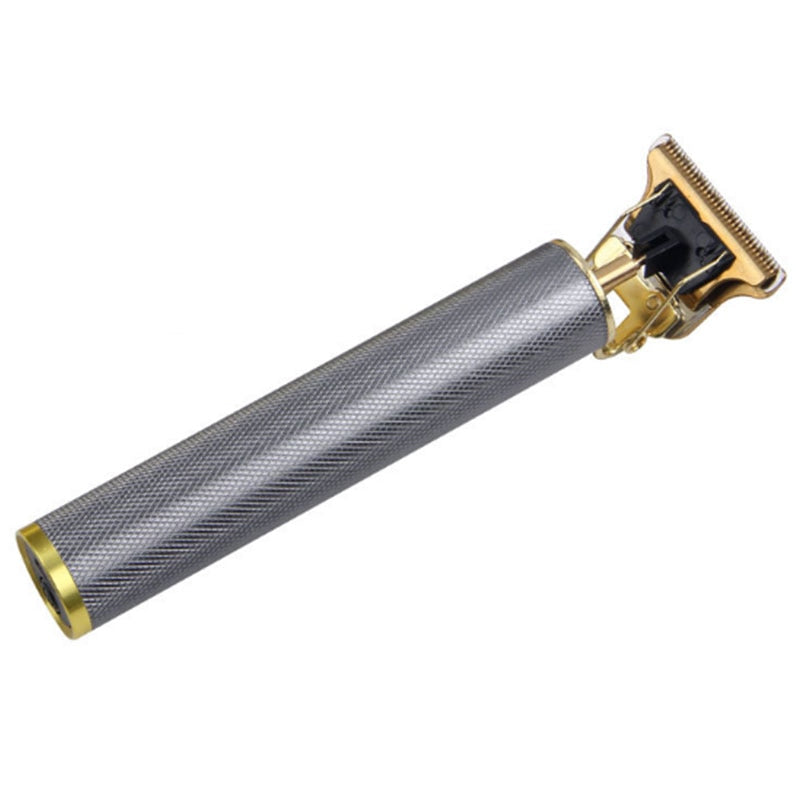 Rechargeable barber metal shell hair trimmer professional for men electric beard clipper full body facial hair cutting machine
