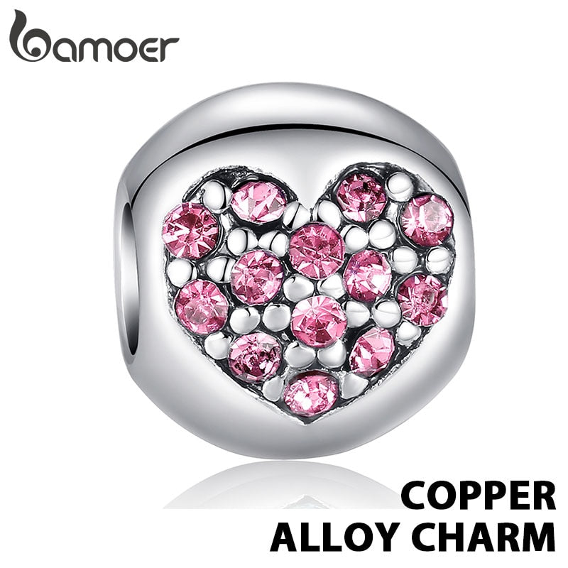 Bamoer Silver Color  Animal Charm Fit Bracelet or Necklace Accessories Bead Jewelry Making Fine Jewelry Gift
