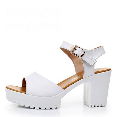 GKTINOO New Summer Women Sandals Shoes 2022 Thick With OL Korean Summer Sandals Large Size Genuine Leather Women Shoes Sandals