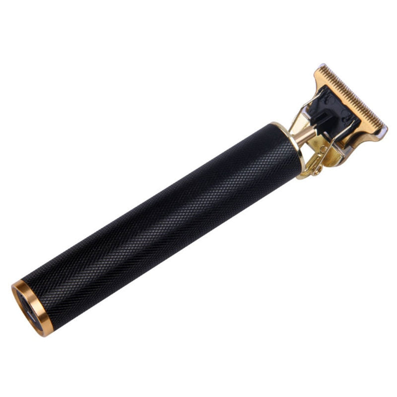 Rechargeable barber metal shell hair trimmer professional for men electric beard clipper full body facial hair cutting machine