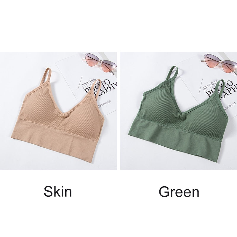 2 Pcs Bras for Women Sexy Seamless Bra U Type Backless Push Up Bralette Brassiere Women Lingerie Soutien Gorge Femme