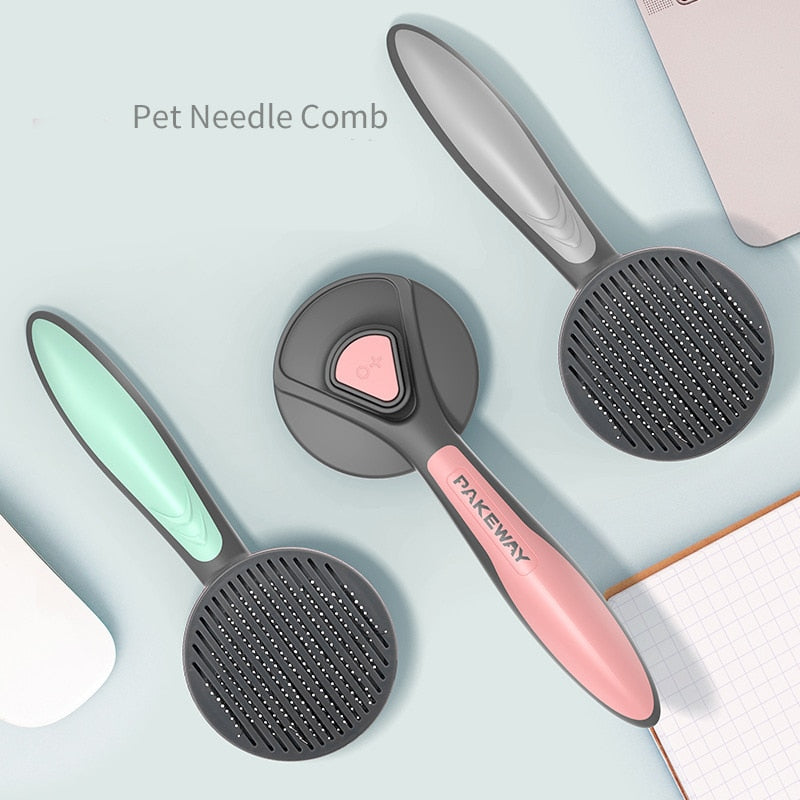 new pet Cat Brush Massage Tool dog brush for long hair grooming cat products for pets cat comb anti pulgas dogs pets accessories