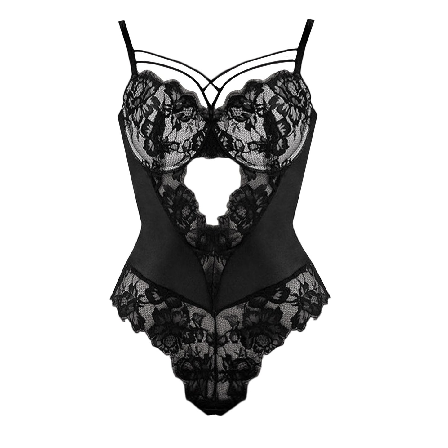 Ladies Teddies Embroidery Sexy Lingerie See Through Bodysuit Women&#39;s Underwear Plus Size Erotic Lingerie Porn Female Lenceria