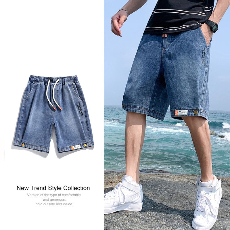 2022 New Summer Men Shorts Men Jeans Shorts Plus Size Fashion Designers Shorts Cotton Jeans Men's Slim Jeans Shorts M-5XL AYG241