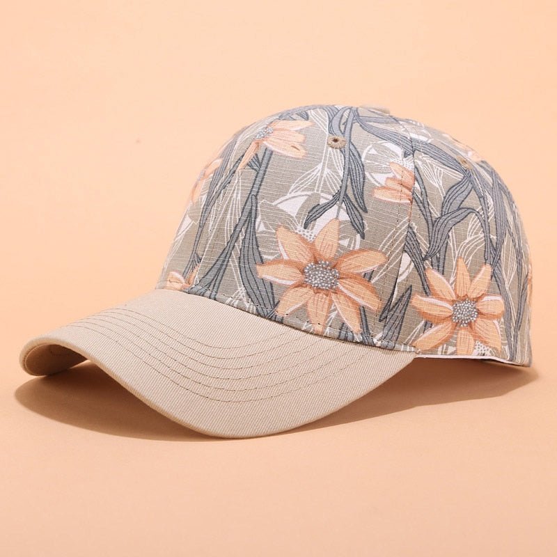 Women Butterflies Flower Embroidery Caps Women Girl Sun Hats Casual Snapback Caps Women Baseball Cap Winter Autumn