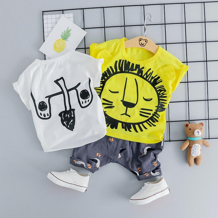 Baby Toddler Infant Clothing Suits Autumn Winter Boys Long Sleeve T-shirt + Coat + Pants 3pcs Sets For 1 2 3 4 Years Boy Clothes