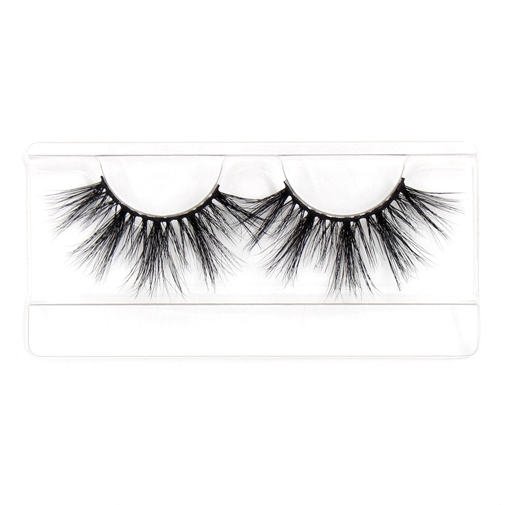 AMAOLASH 25mm Eyelashes 5D Mink Lashes Thick Crisscross False Eyelashes Fluffy Dramatic Eyelashes Makeup Soft Lashes 38 Styles