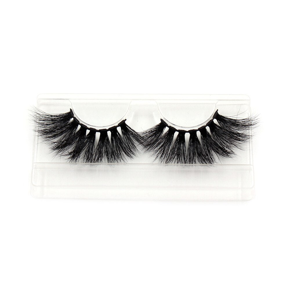 AMAOLASH 25mm Eyelashes 5D Mink Lashes Thick Crisscross False Eyelashes Fluffy Dramatic Eyelashes Makeup Soft Lashes 38 Styles