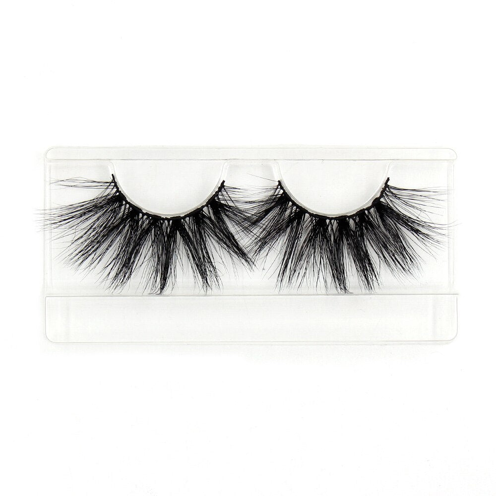AMAOLASH 25mm Eyelashes 5D Mink Lashes Thick Crisscross False Eyelashes Fluffy Dramatic Eyelashes Makeup Soft Lashes 38 Styles