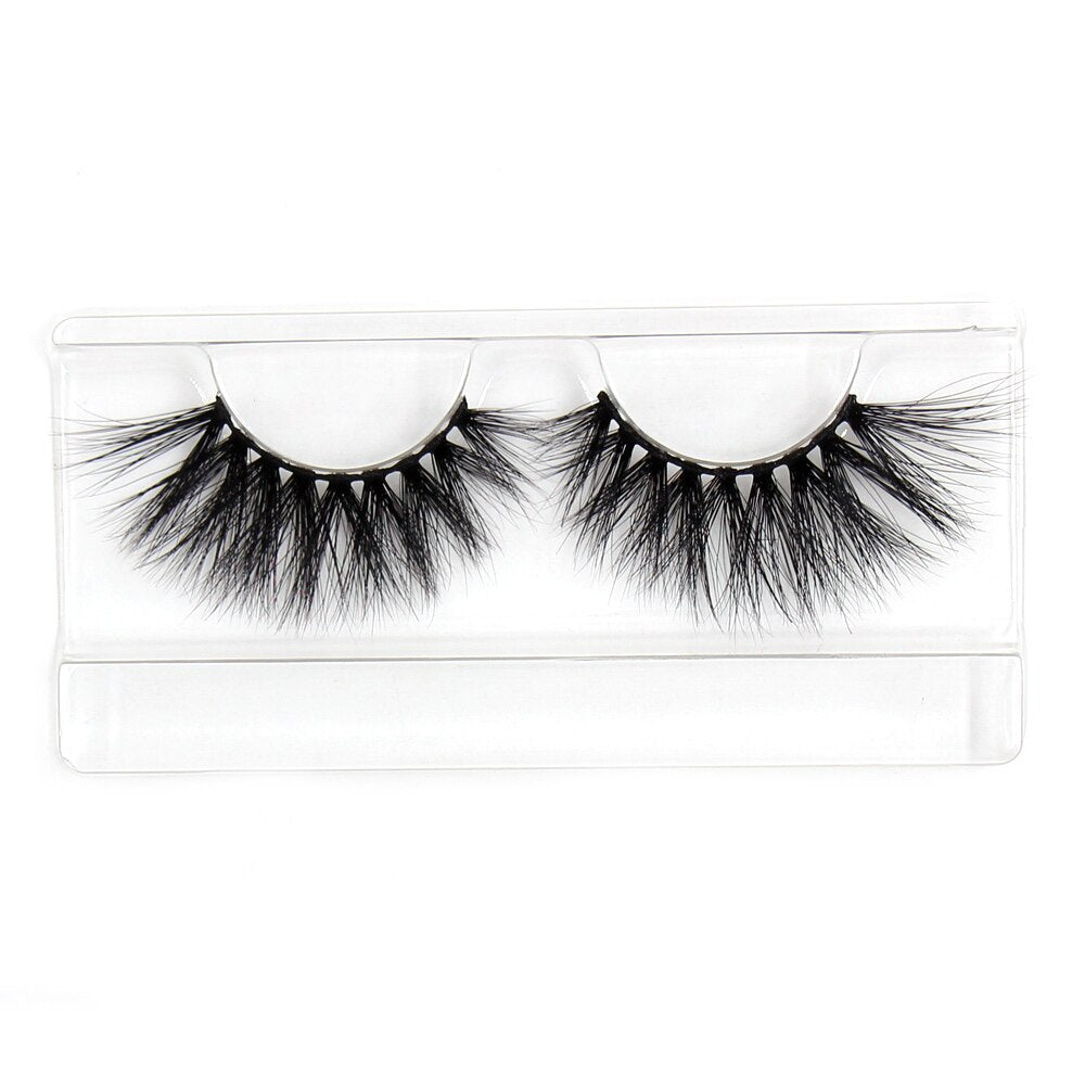 AMAOLASH 25mm Eyelashes 5D Mink Lashes Thick Crisscross False Eyelashes Fluffy Dramatic Eyelashes Makeup Soft Lashes 38 Styles