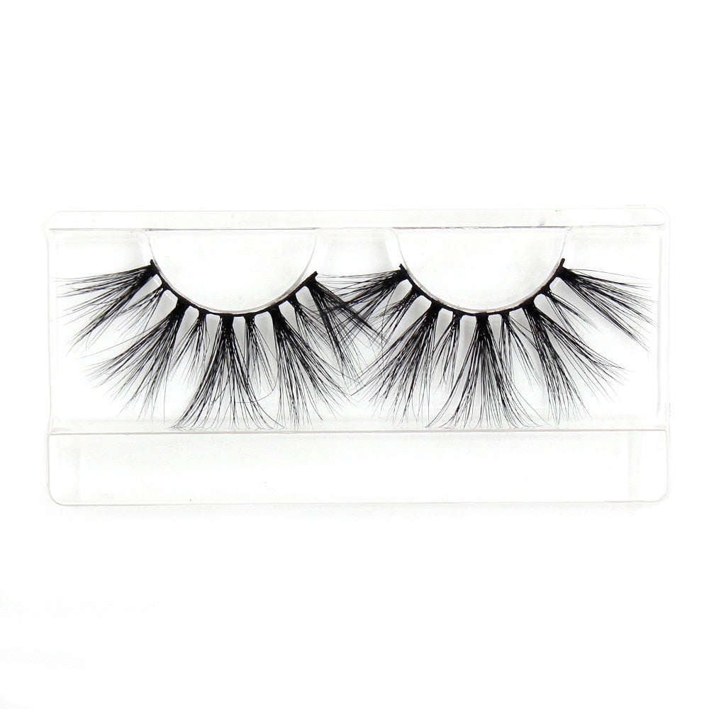 AMAOLASH 25mm Eyelashes 5D Mink Lashes Thick Crisscross False Eyelashes Fluffy Dramatic Eyelashes Makeup Soft Lashes 38 Styles