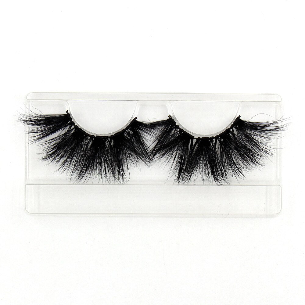 AMAOLASH 25mm Eyelashes 5D Mink Lashes Thick Crisscross False Eyelashes Fluffy Dramatic Eyelashes Makeup Soft Lashes 38 Styles