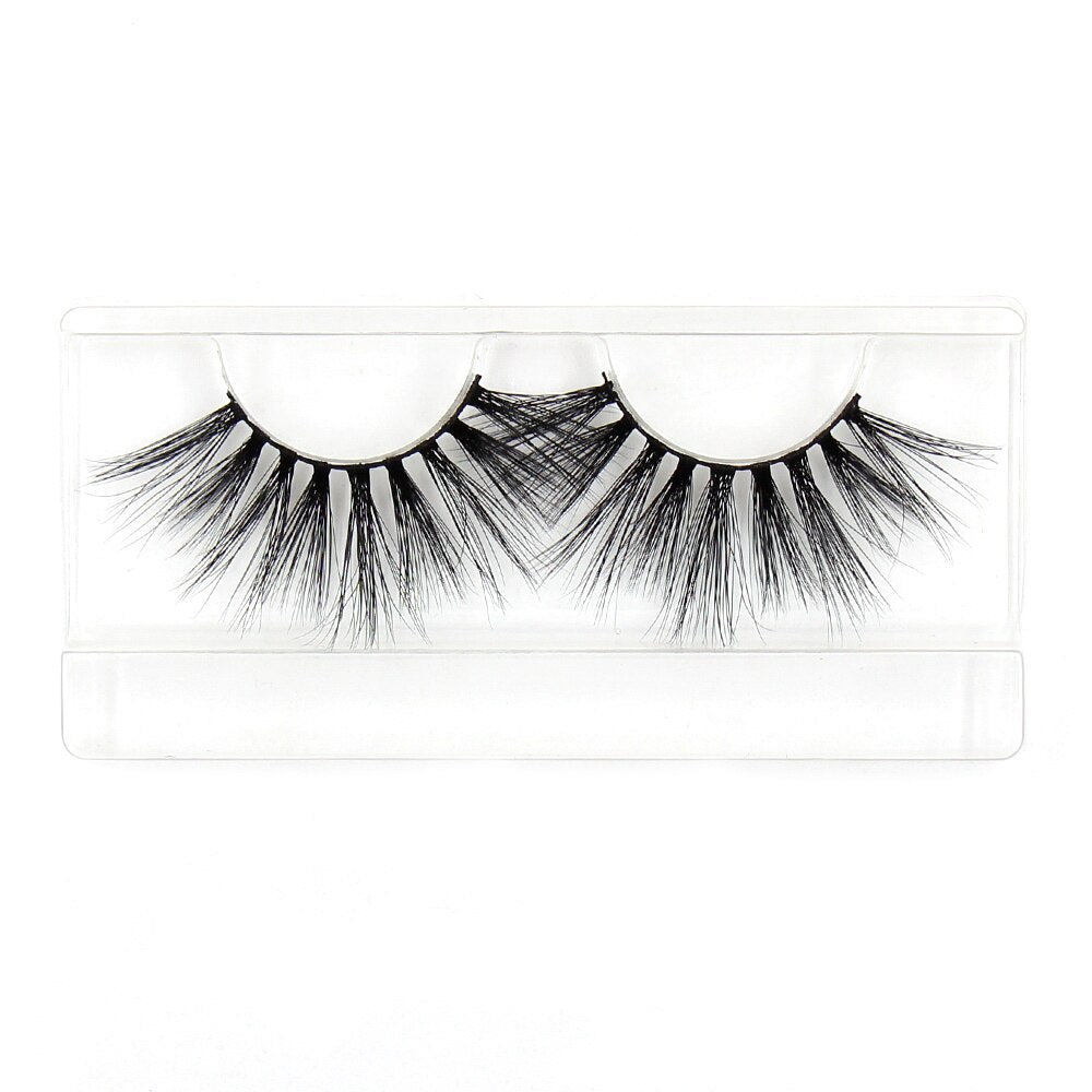 AMAOLASH 25mm Eyelashes 5D Mink Lashes Thick Crisscross False Eyelashes Fluffy Dramatic Eyelashes Makeup Soft Lashes 38 Styles