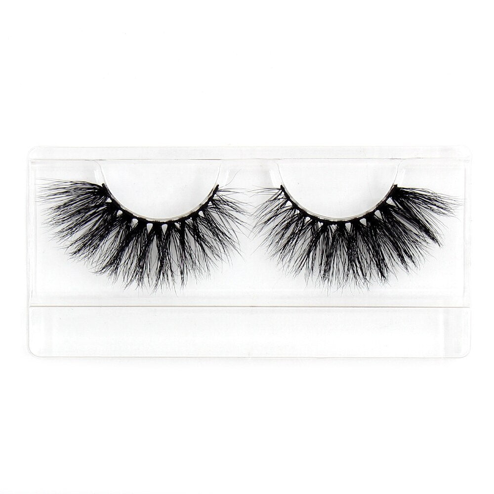 AMAOLASH 25mm Eyelashes 5D Mink Lashes Thick Crisscross False Eyelashes Fluffy Dramatic Eyelashes Makeup Soft Lashes 38 Styles