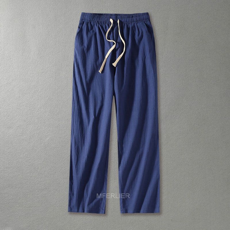 Pants Large Size Autumn Summer 11XL Waist 170cm Loose Pants Men 6XL 7XL 8XL 9XL 10XL Cotton Trousers