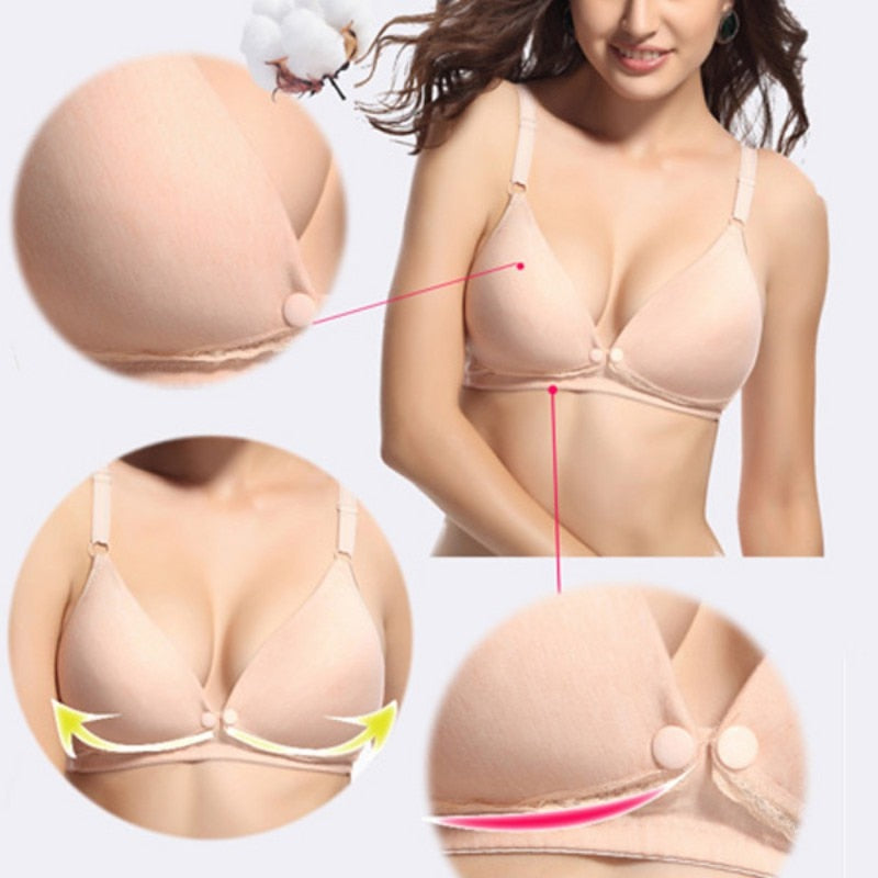 Maternity Bras Women Underwear Nursing Maternity Bra Wireless Underwear Breast Feeding Bra For Nursing Y13