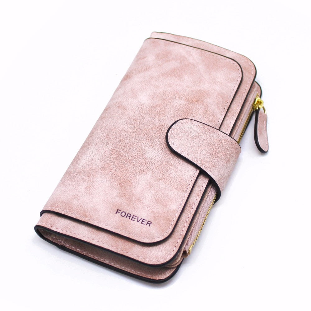 Brand Leather Women Wallets Designer Zipper Long Wallet Women Card Holder Coin Purse Bags for Women 2022 Carteira Feminina