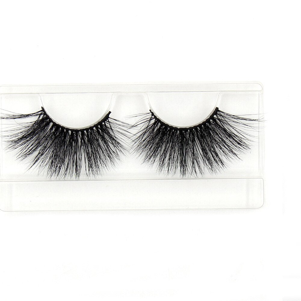 AMAOLASH 25mm Eyelashes 5D Mink Lashes Thick Crisscross False Eyelashes Fluffy Dramatic Eyelashes Makeup Soft Lashes 38 Styles