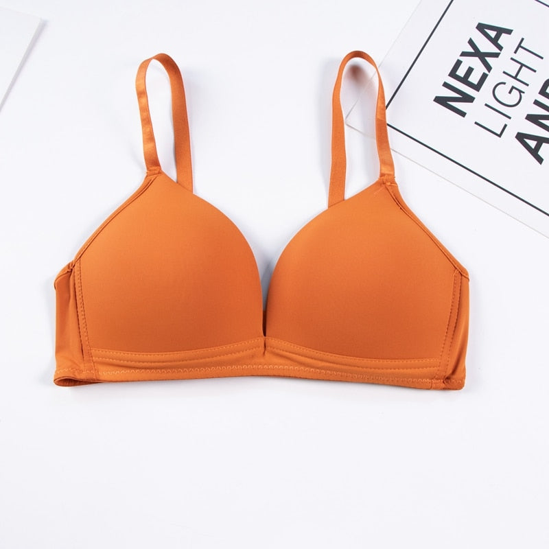 Women Bra Soft Wireless Bras Women Sexy Lingerie Fashion Adjusted Push Up Seamless Bralette Female A B Cup Underwear