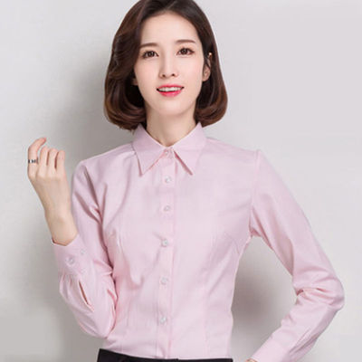 Women Cotton Shirts Women White Shirt  Long Sleeve  Blouse Female Tops OL Basic Shirt Blouses Plus Size Elegant Woman Clothing