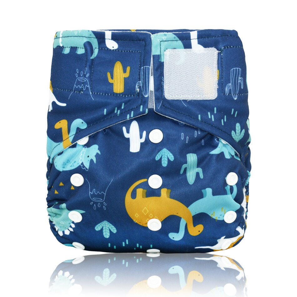 Miababy Hook&amp;Loop OS Pocket Cloth Diaper,with one pockets,waterproof and breathable,for 3-15 kg baby