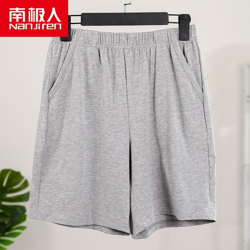 NANJIREN Summer Shorts Men Fashion Brand Breathable Male Casual Shorts Comfortable Plus Size Fitness Man Bodybuilding Shorts