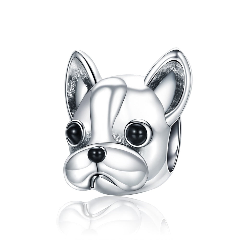 Bamoer Silver Color  Animal Charm Fit Bracelet or Necklace Accessories Bead Jewelry Making Fine Jewelry Gift