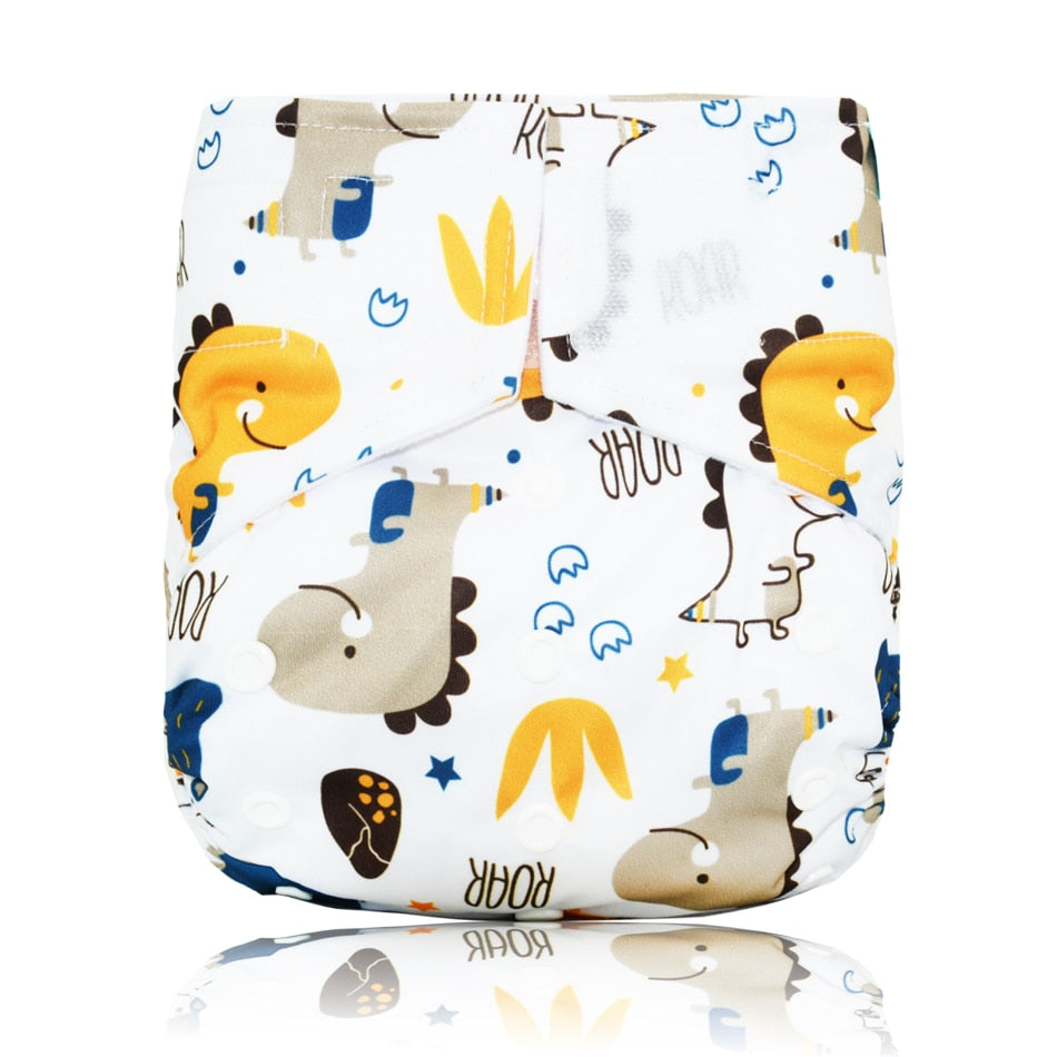 Miababy Hook&amp;Loop OS Pocket Cloth Diaper,with one pockets,waterproof and breathable,for 3-15 kg baby