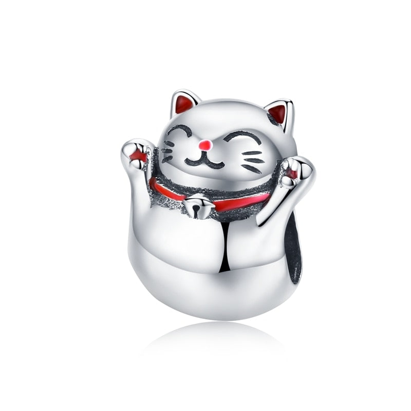 Bamoer Silver Color  Animal Charm Fit Bracelet or Necklace Accessories Bead Jewelry Making Fine Jewelry Gift