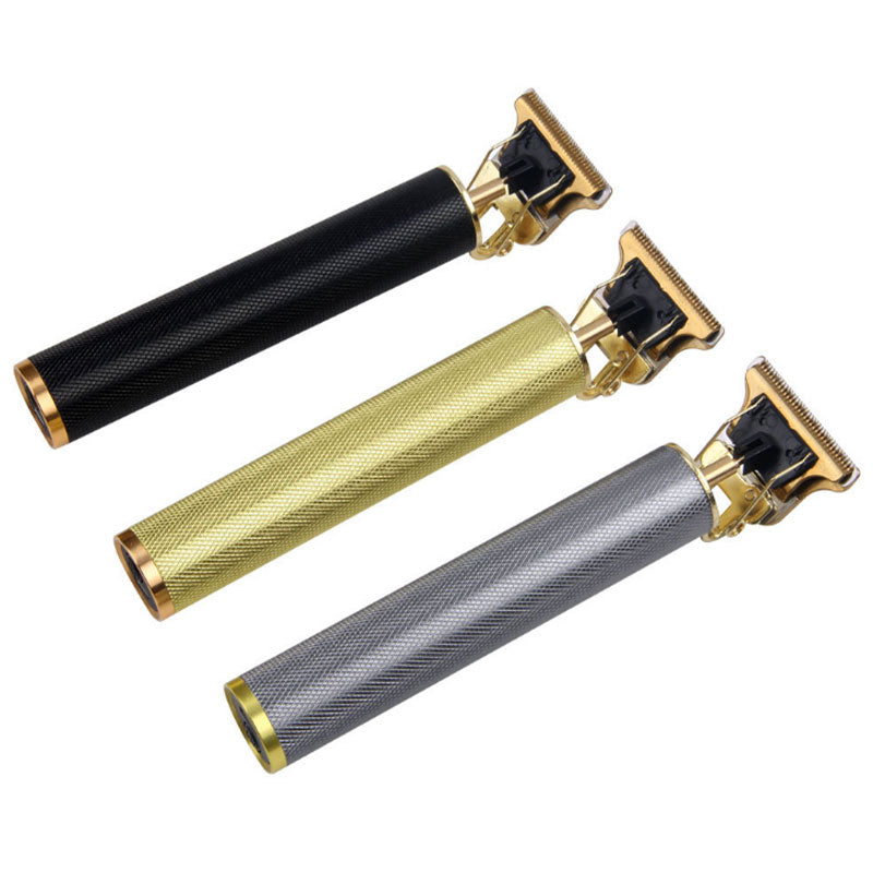 Rechargeable barber metal shell hair trimmer professional for men electric beard clipper full body facial hair cutting machine