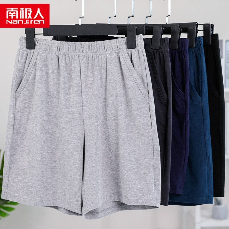 NANJIREN Summer Shorts Men Fashion Brand Breathable Male Casual Shorts Comfortable Plus Size Fitness Man Bodybuilding Shorts