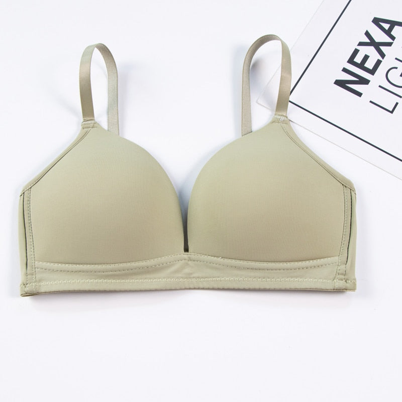 Women Bra Soft Wireless Bras Women Sexy Lingerie Fashion Adjusted Push Up Seamless Bralette Female A B Cup Underwear