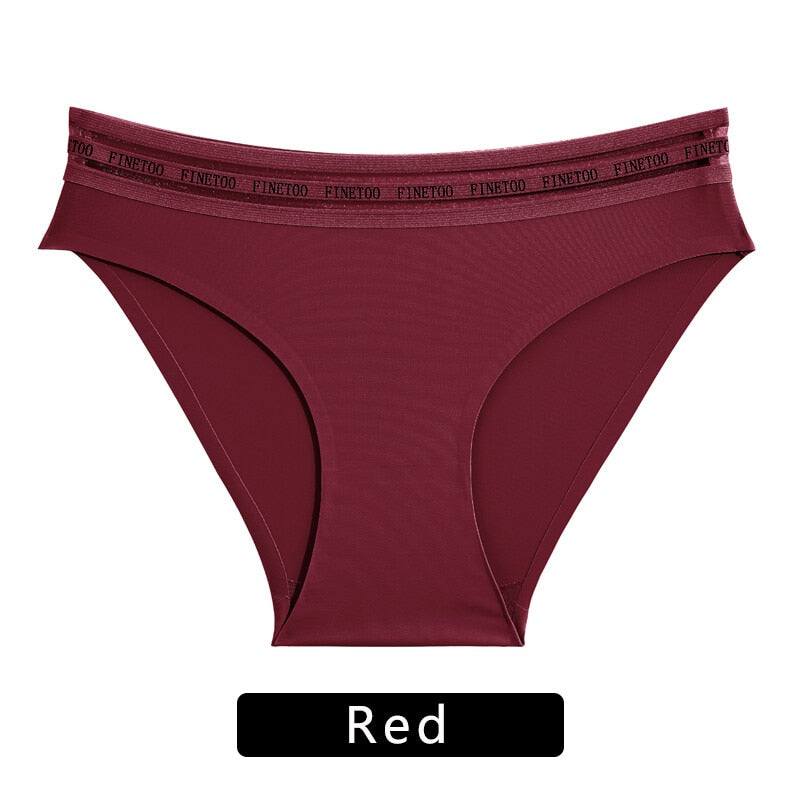 FINETOO Women's Panties Sexy Women Lace Panties Temptation Low-waist Panties For Women Transparent Hollow Out Underwear Female