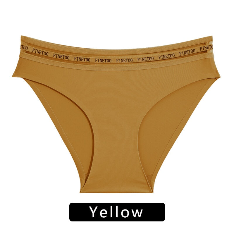 FINETOO Women's Panties Sexy Women Lace Panties Temptation Low-waist Panties For Women Transparent Hollow Out Underwear Female