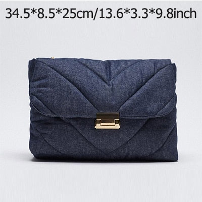 Big Chain Tote Women Shoulder Bag Fashion Large Capacity Messenger Bags for Women 2020 Solid Color Crossbody Bag Women&#39;s Bags