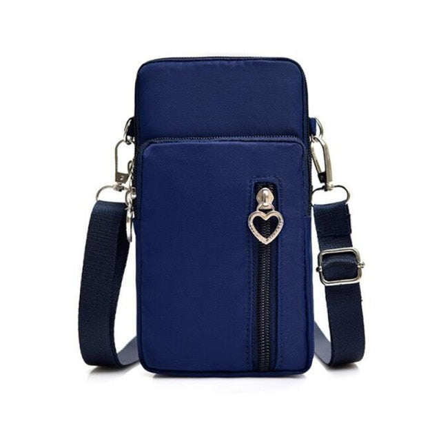 LKEEP Fashion Women Crossbody Zipper Mobile Phone Shoulder Bag Lady Female Multifunction Handbag Wrist Purse New Hot 2022