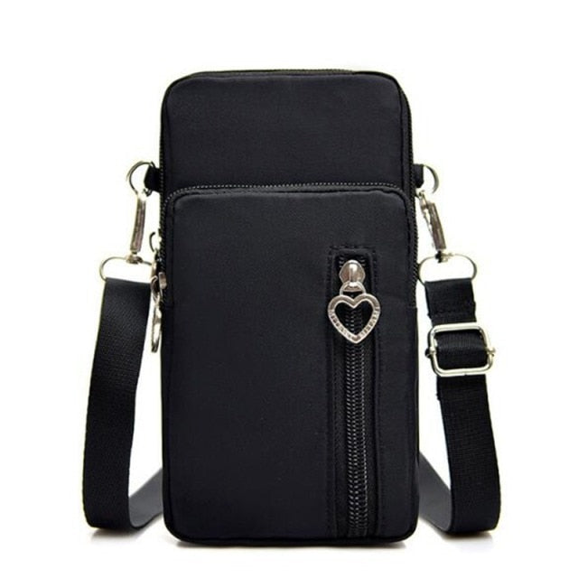 LKEEP Fashion Women Crossbody Zipper Mobile Phone Shoulder Bag Lady Female Multifunction Handbag Wrist Purse New Hot 2022