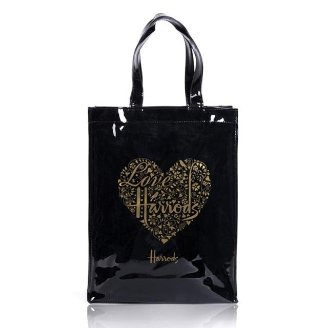 New Fashion Style Jelly Handbag for Women Eco Friendly Flower Tote Shopping Bag Reusable Waterproof PVC Shoulder Shopper Bag