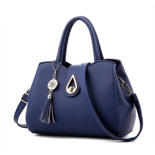 2021 Women Handbags Leather Totes Bag Top-handle Embroidery Crossbody Bag Shoulder Bag Lady Simple Style Hand Bags