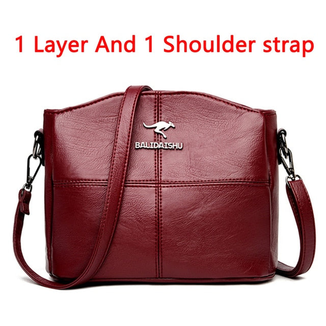 High Quality Soft PU Leather Shoulder Crossbody Bags for Women 2020 New Luxury Handbags Women Bags Designer Messenger Bag Sac