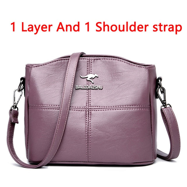 High Quality Soft PU Leather Shoulder Crossbody Bags for Women 2020 New Luxury Handbags Women Bags Designer Messenger Bag Sac