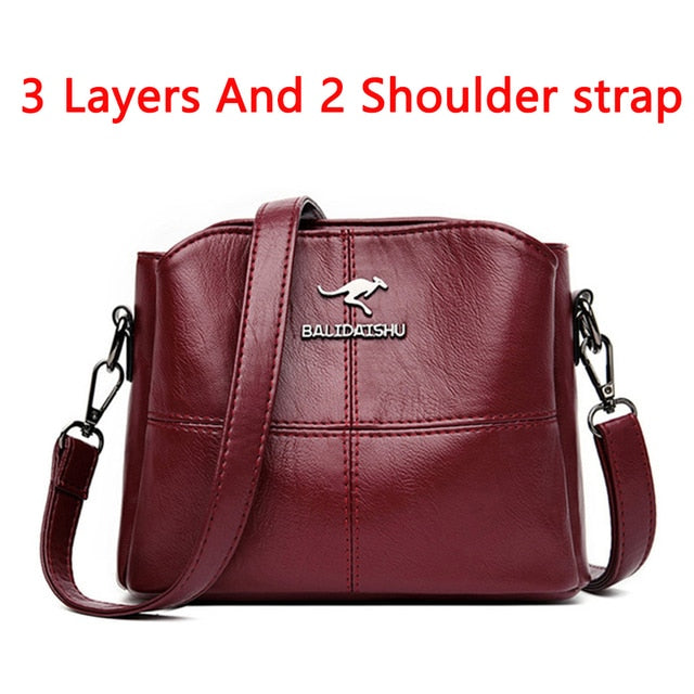 High Quality Soft PU Leather Shoulder Crossbody Bags for Women 2020 New Luxury Handbags Women Bags Designer Messenger Bag Sac